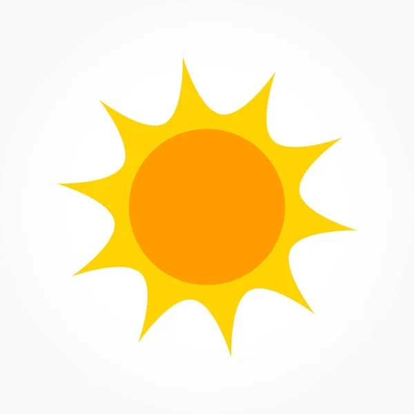 Icône soleil mignon — Image vectorielle