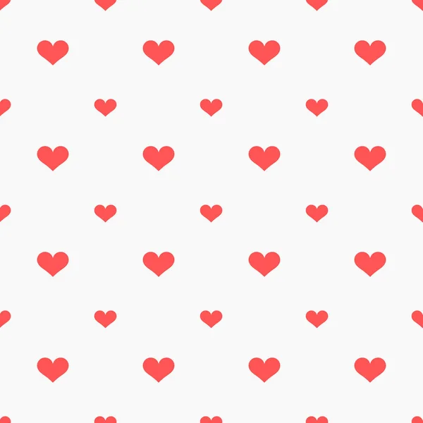 Hearts seamless pattern — Stock Vector