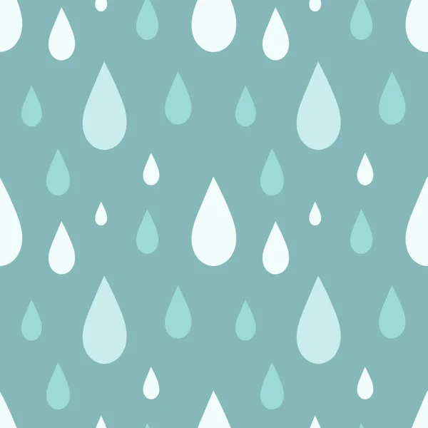 Rain seamless pattern — Stock Vector