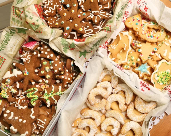 Christmas cookies-collectie — Stockfoto