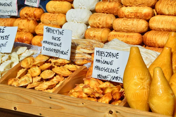Oscypek τυρί σε Krakw — Φωτογραφία Αρχείου