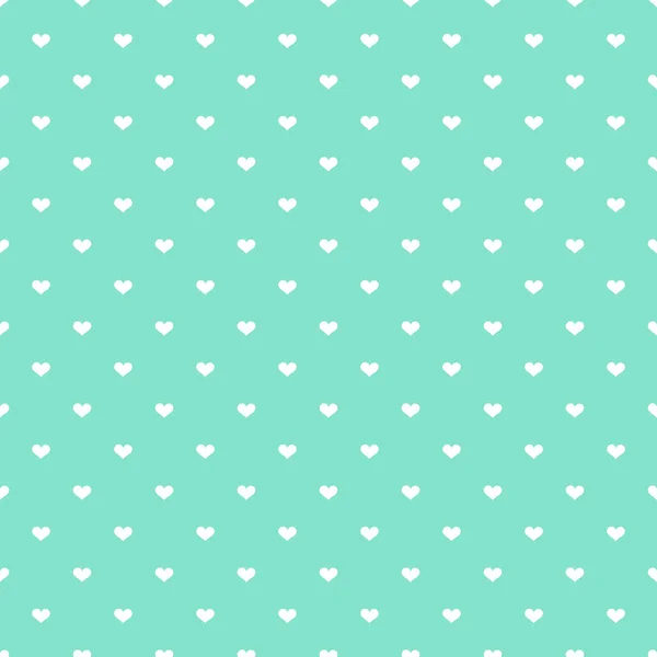 Blue hearts seamless pattern — Stock Vector
