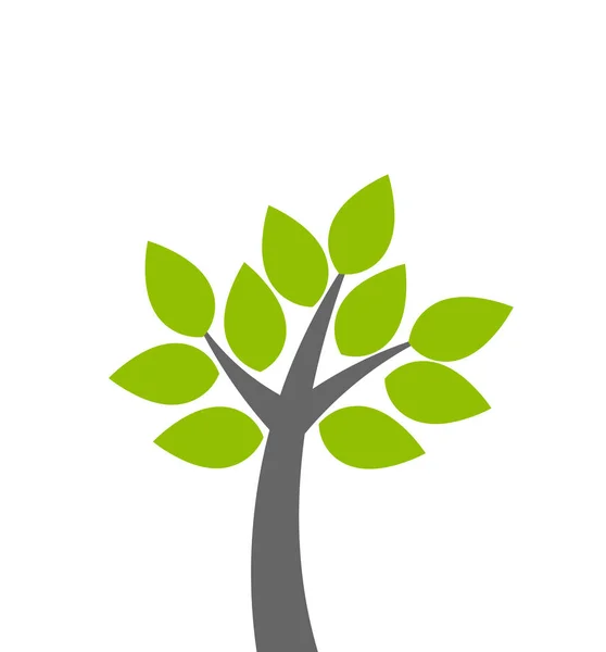 Icône d'arbre simple — Image vectorielle