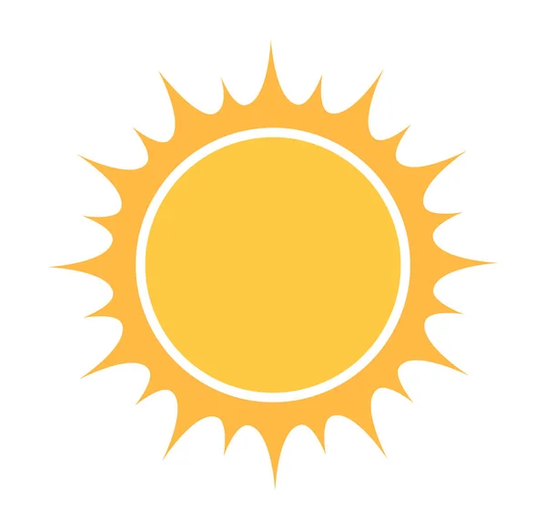 Sun icon vector — Stock Vector