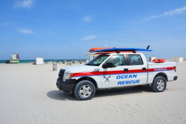  Okyanus kurtarma araba Miami Beach
