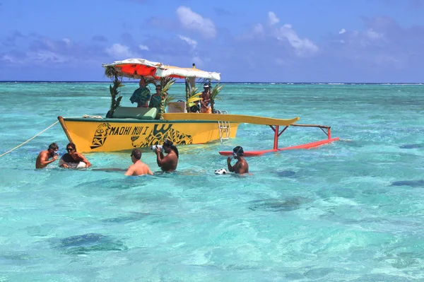 Stingray fing in Bora Bora — Stock Photo, Image