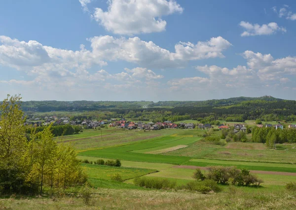 Landsbygdens landskap i Polen — Stockfoto