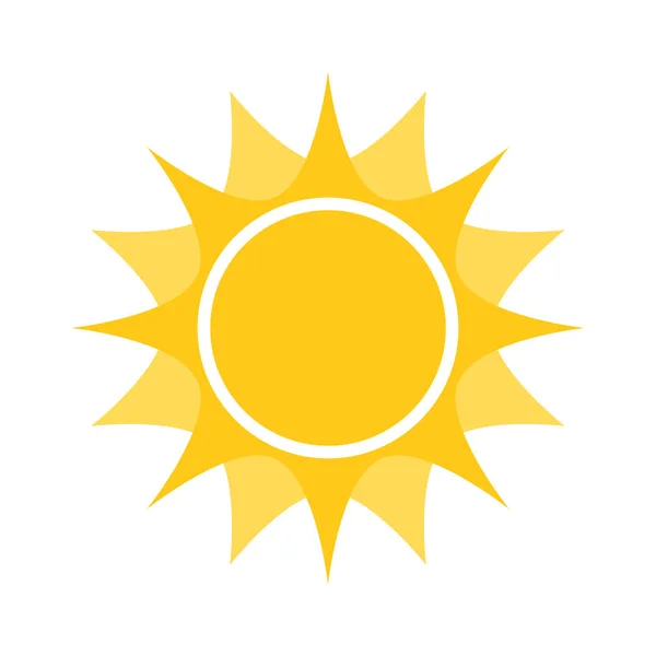 Значок символ сонця — стоковий вектор