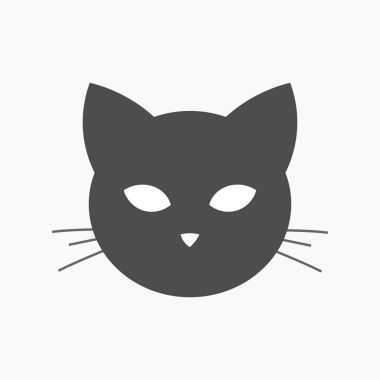 Kedi kafa şekli simgesi