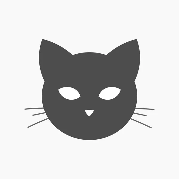 Icône tête de chat — Image vectorielle