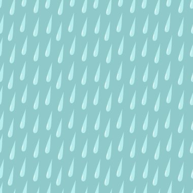 Yağmur Mavi seamless modeli