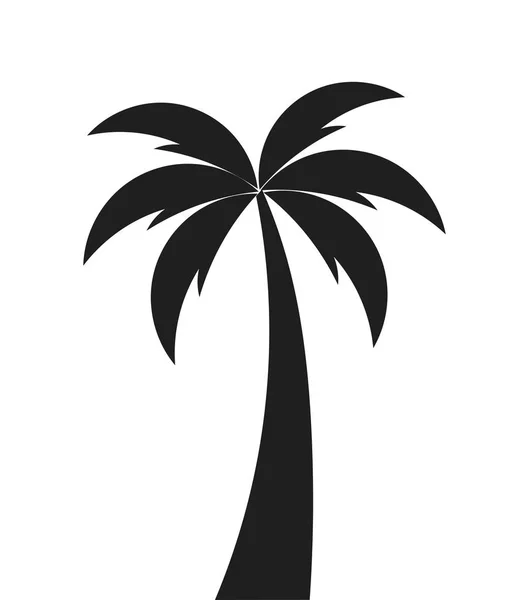 Palm tree kształt ikony — Wektor stockowy