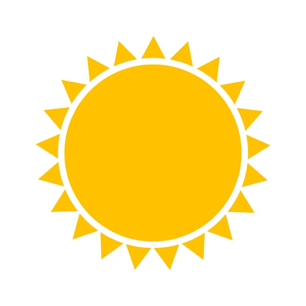 Ícone de sol simples — Vetor de Stock