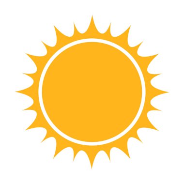 Turuncu güneş simgesi