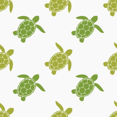 Deniz kaplumbağaları seamless modeli