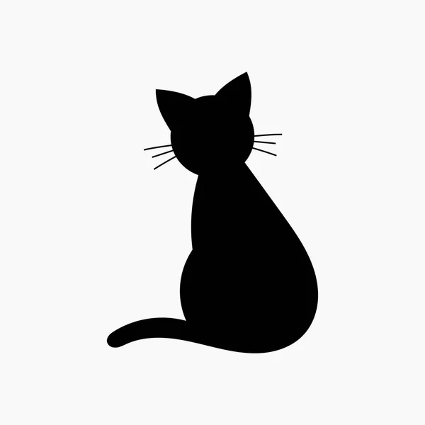 Icono de forma gato — Vector de stock