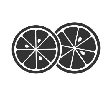 İki narenciye dilim simgesi.