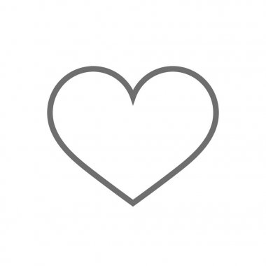 Doğrusal kalp simgesi