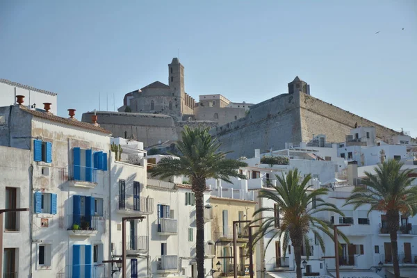 Oude stad van Eivissa op Ibiza — Stockfoto