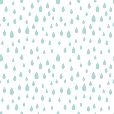 Yağmur damlaları seamless modeli.