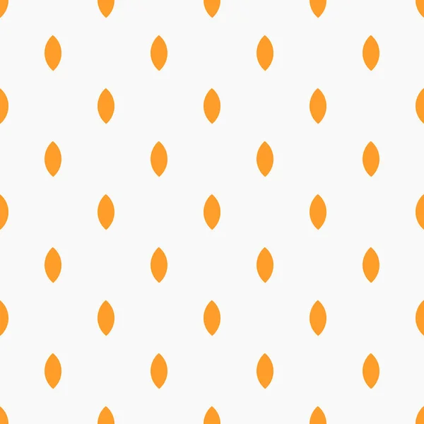 Orange höstlöv enkelt mönster — Stock vektor
