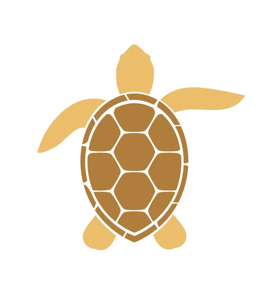 Tortuga marina icono — Vector de stock