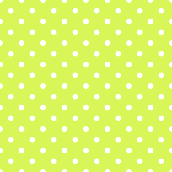 Polka dots green pattern — Stock Vector