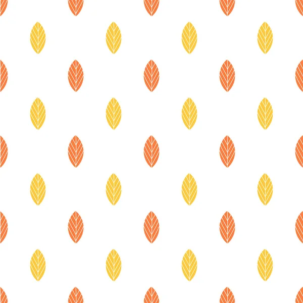 Autumn leaves pattern — Stock Vector