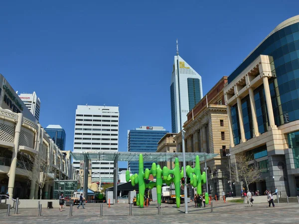 The cactus scultpture in Perth CBD — Stock Photo, Image