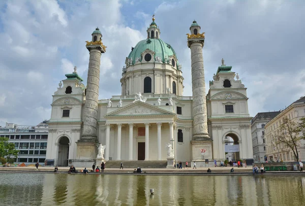 Chiesa di San Carlo a Vienna — Foto Stock
