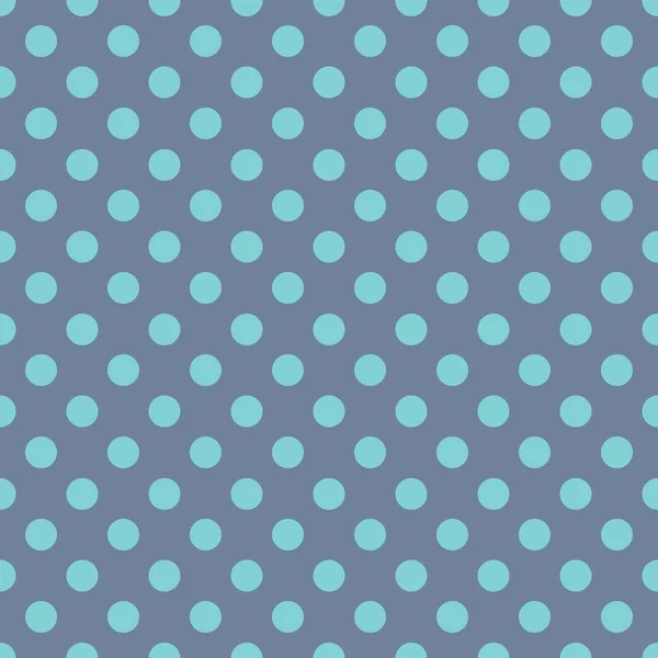 Polka dots blauwe achtergrond — Stockvector