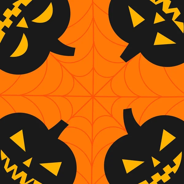 Halloween Jack-o '-Lanterne citrouilles — Image vectorielle