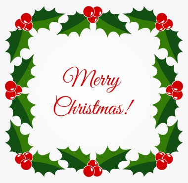 Noel holly çerçeve