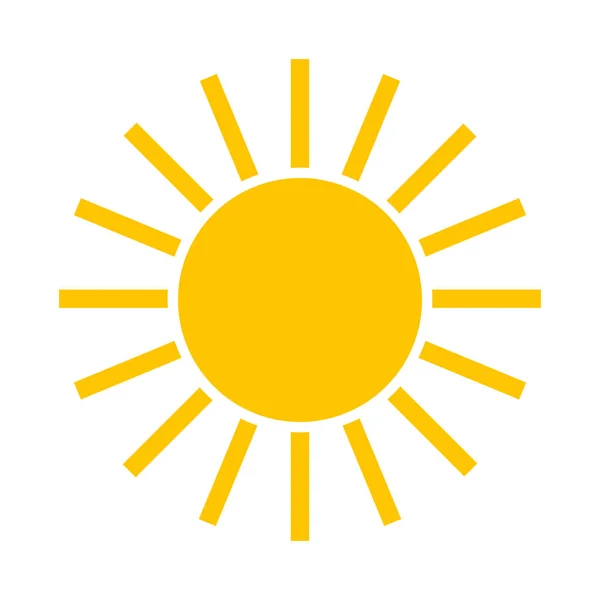 Sun icon simple — Stock Vector