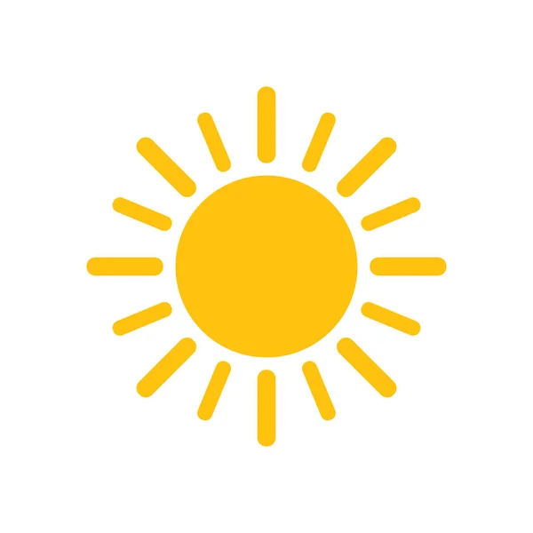 Sun icon vector — Stock Vector