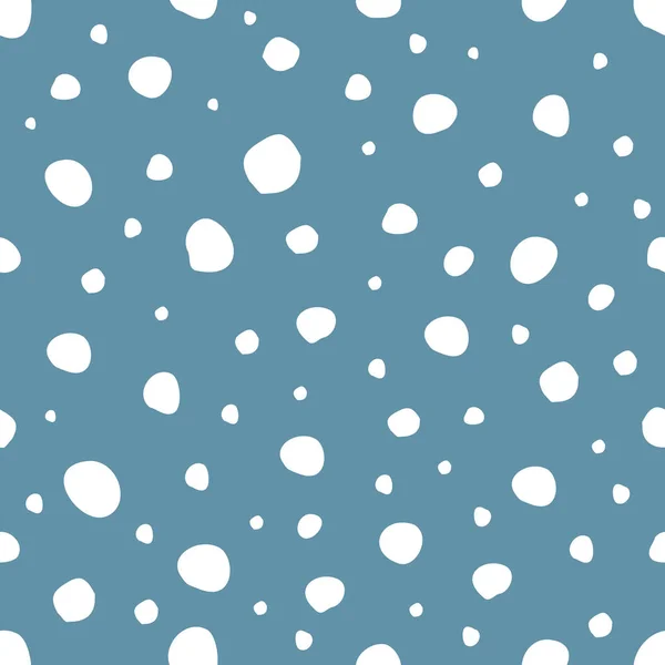 Snow seamless pattern — Stock Vector