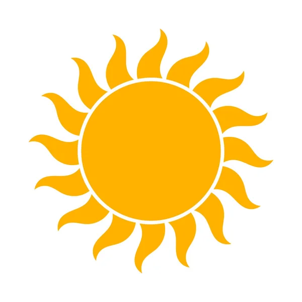 Sun icon illustration — Stock Vector