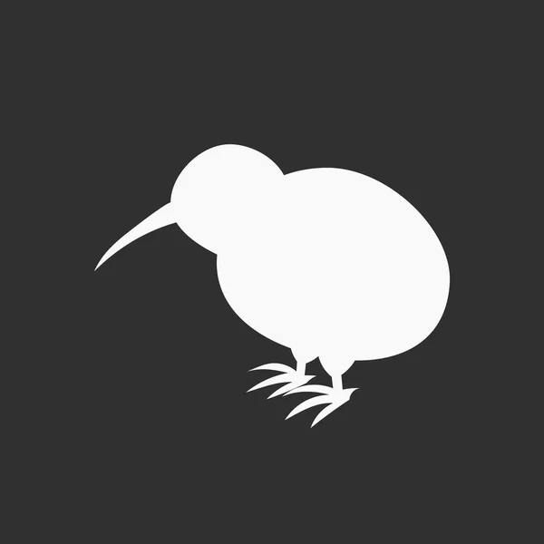 Kiwi bird pictogram. — Stockvector