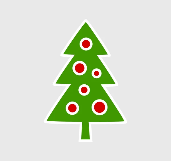 クリスマス ツリーのアイコン. — ストックベクタ