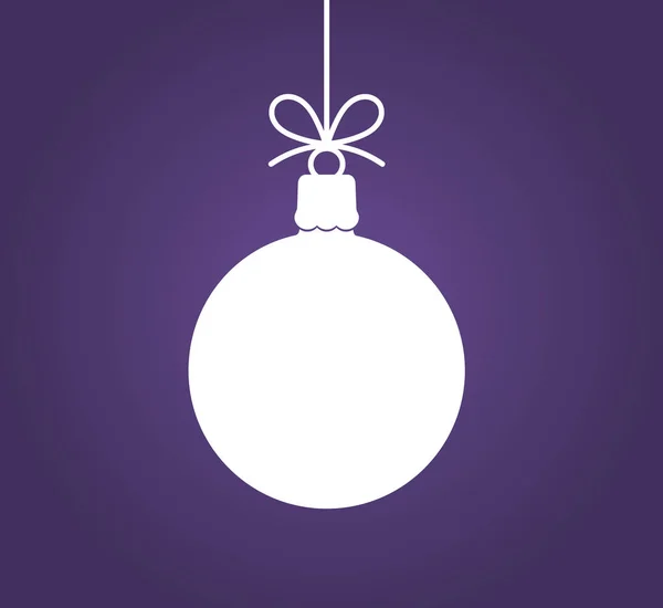 Kerstballen opknoping ornament. — Stockvector