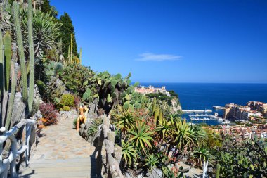Scenic view on Monaco clipart