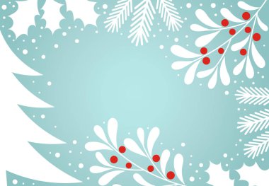 Noel kış tatili kartı geçmişi.