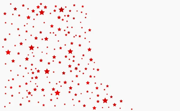 Röda stjärnor gräns kort bakgrund. — Stock vektor