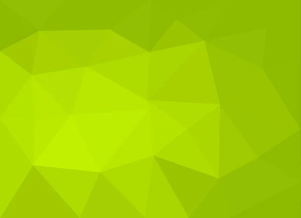 Grüner Hintergrund Mit Niedrigem Poly Gradienten Vektorillustration — Stockvektor