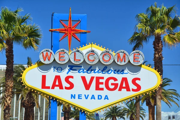 Welcome Fabulous Las Vegas Nevada Sign Strip — Stock Photo, Image