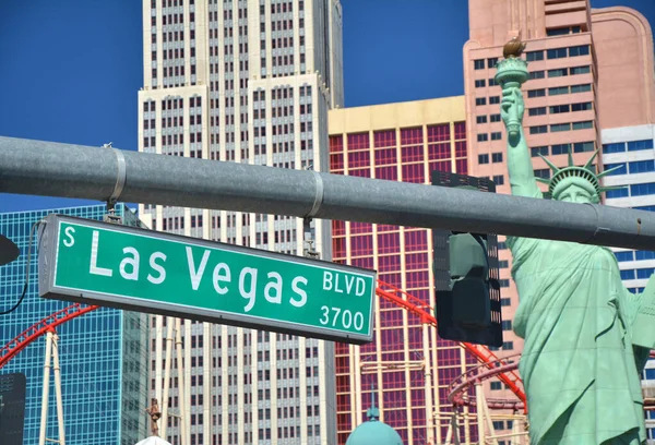 Las Vegas Usa March 2018 Street Sign Board Name Las — Stock Photo, Image
