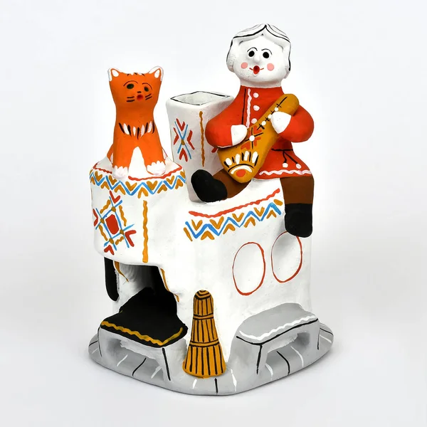 Rus geleneksel Ulusal oyuncak — Stok fotoğraf