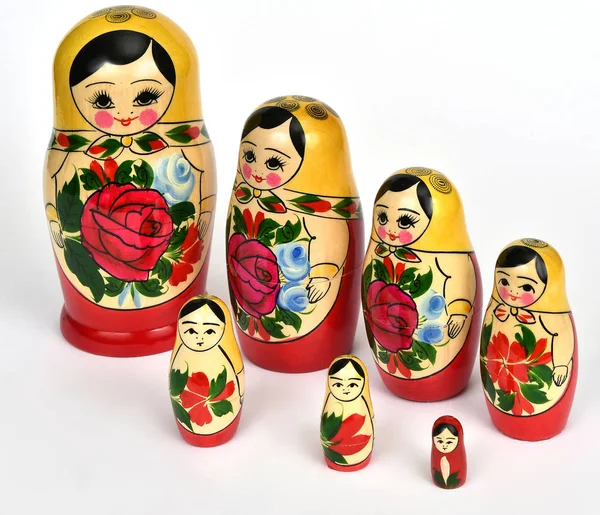 Brinquedo nacional tradicional russo — Fotografia de Stock