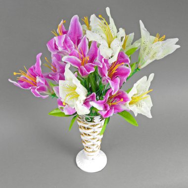 Masa lambası buket çiçek