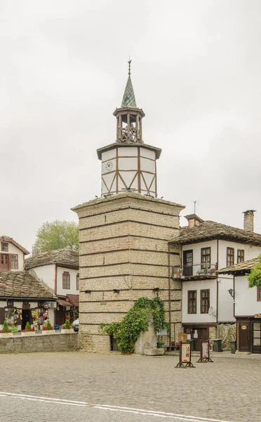 Tryavna Bulgaria Septiembre 2017 Torre Del Reloj Tryavna Centro Ciudad —  Fotos de Stock